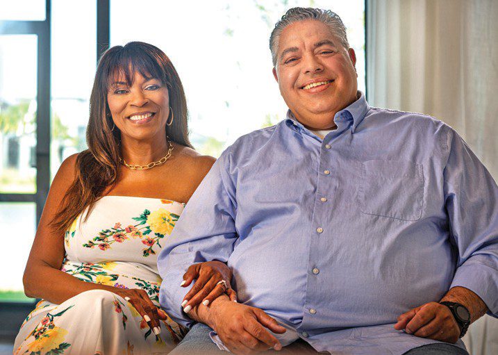 Donna and Luis Perez in their new home in Avalon Park.