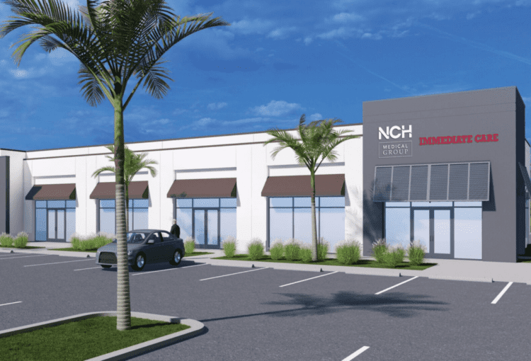 Rendering of NCH Immediate Care Center at Ave Maria, FL Midtown Plaza