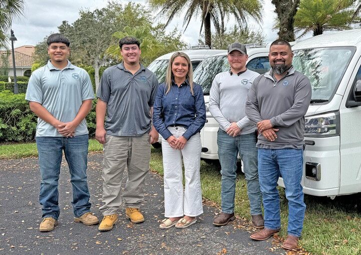 Allyson Holland, district manager of the Ave Maria Stewardship Community District, leads her team in improving infrastructure and ensuring safety during construction.