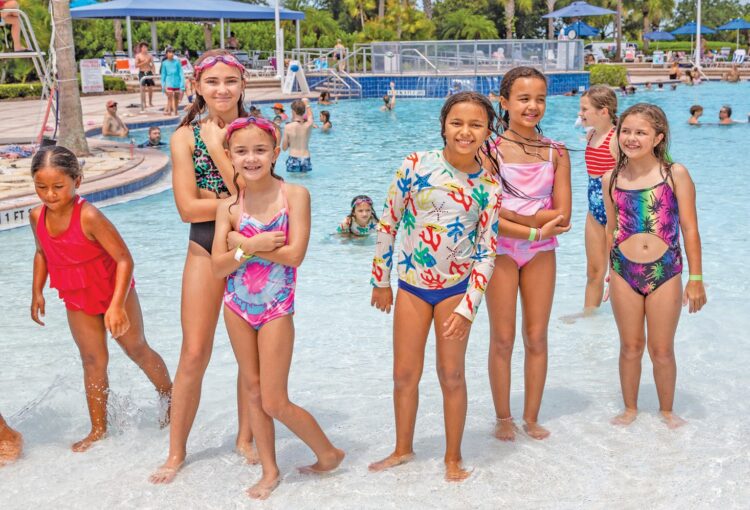 Kids enjoy the Ave Maria Water Park