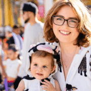 Mom and daughter dress as cows for 2025 Ave Maria Trunk or Treat