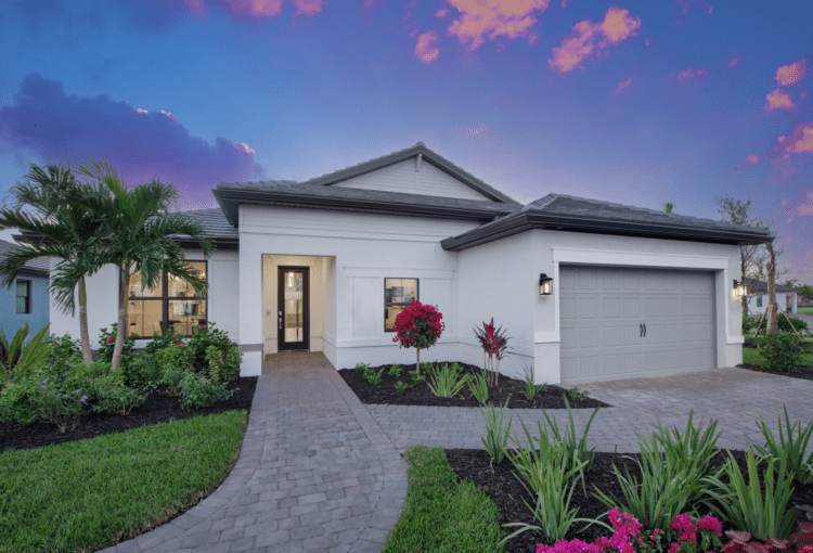 Ashby model by Pulte Homes featured at Gatherpoint in Ave Maria.