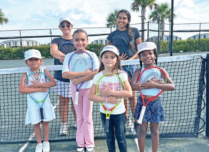Certified coaches guided campers through hands-on instruction in tennis, pickleball and bocce during The National’s summer racquet sports camp.