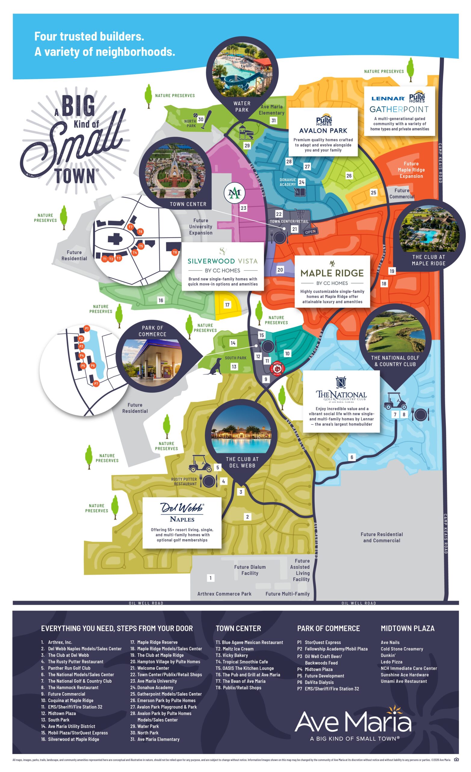 AveMaria Site Map
